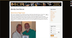 Desktop Screenshot of mendipcaverescue.org